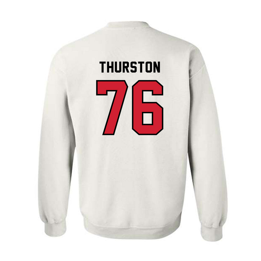 Western Kentucky - NCAA Football : Max Thurston - Classic Shersey Crewneck Sweatshirt-1
