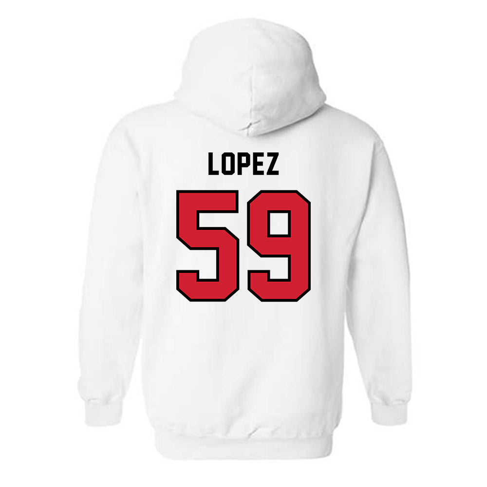 Western Kentucky - NCAA Football : Alex Lopez - Classic Shersey Hooded Sweatshirt-1