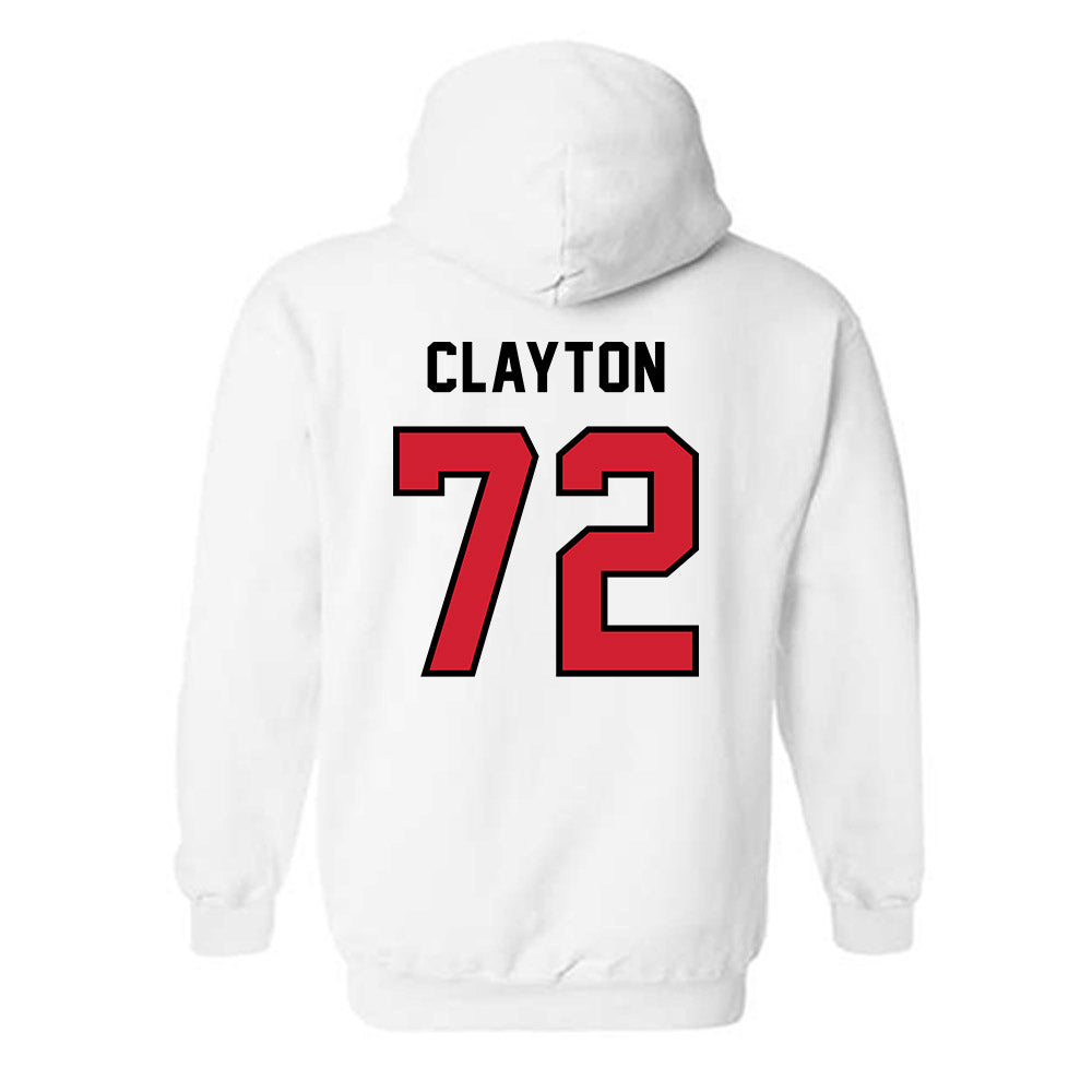 Western Kentucky - NCAA Football : Zach Clayton - Classic Shersey Hooded Sweatshirt-1
