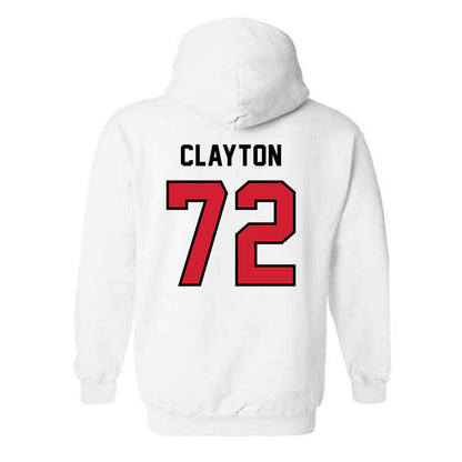 Western Kentucky - NCAA Football : Zach Clayton - Classic Shersey Hooded Sweatshirt-1