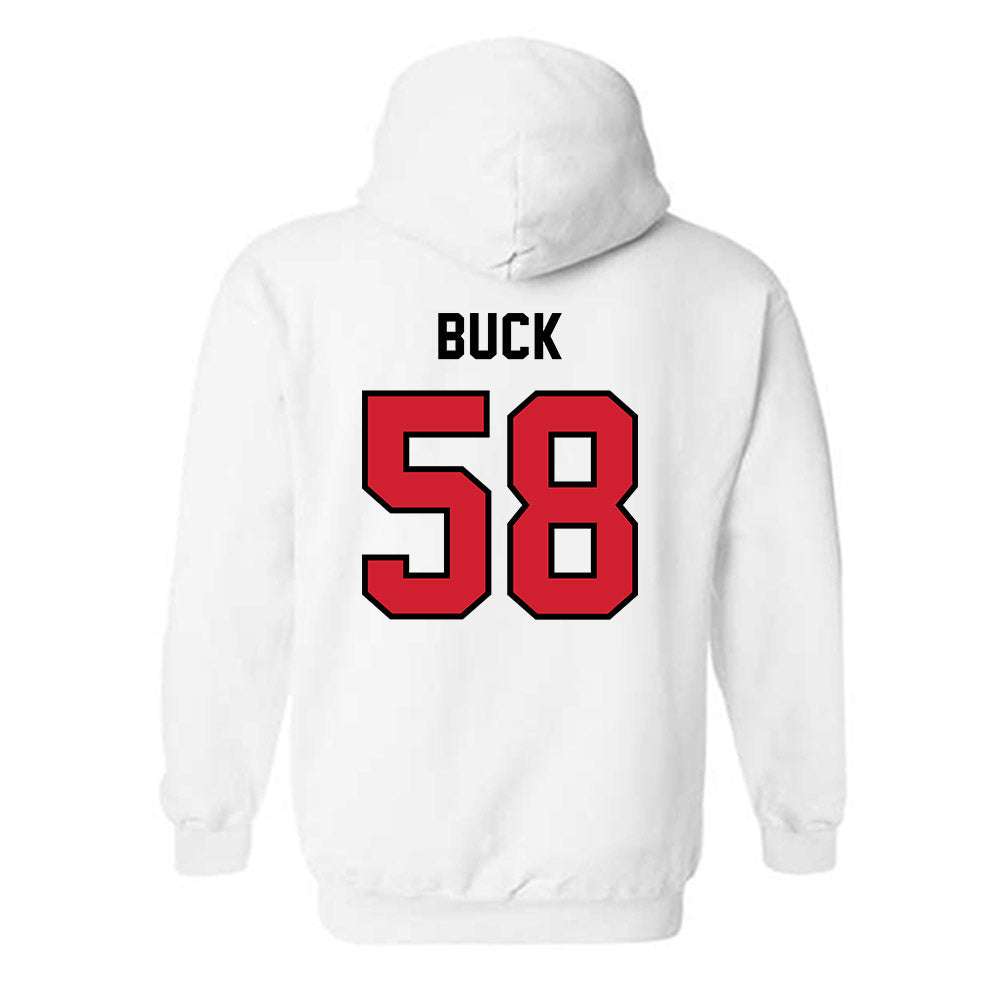 Western Kentucky - NCAA Football : Michael Buck - Classic Shersey Hooded Sweatshirt-1