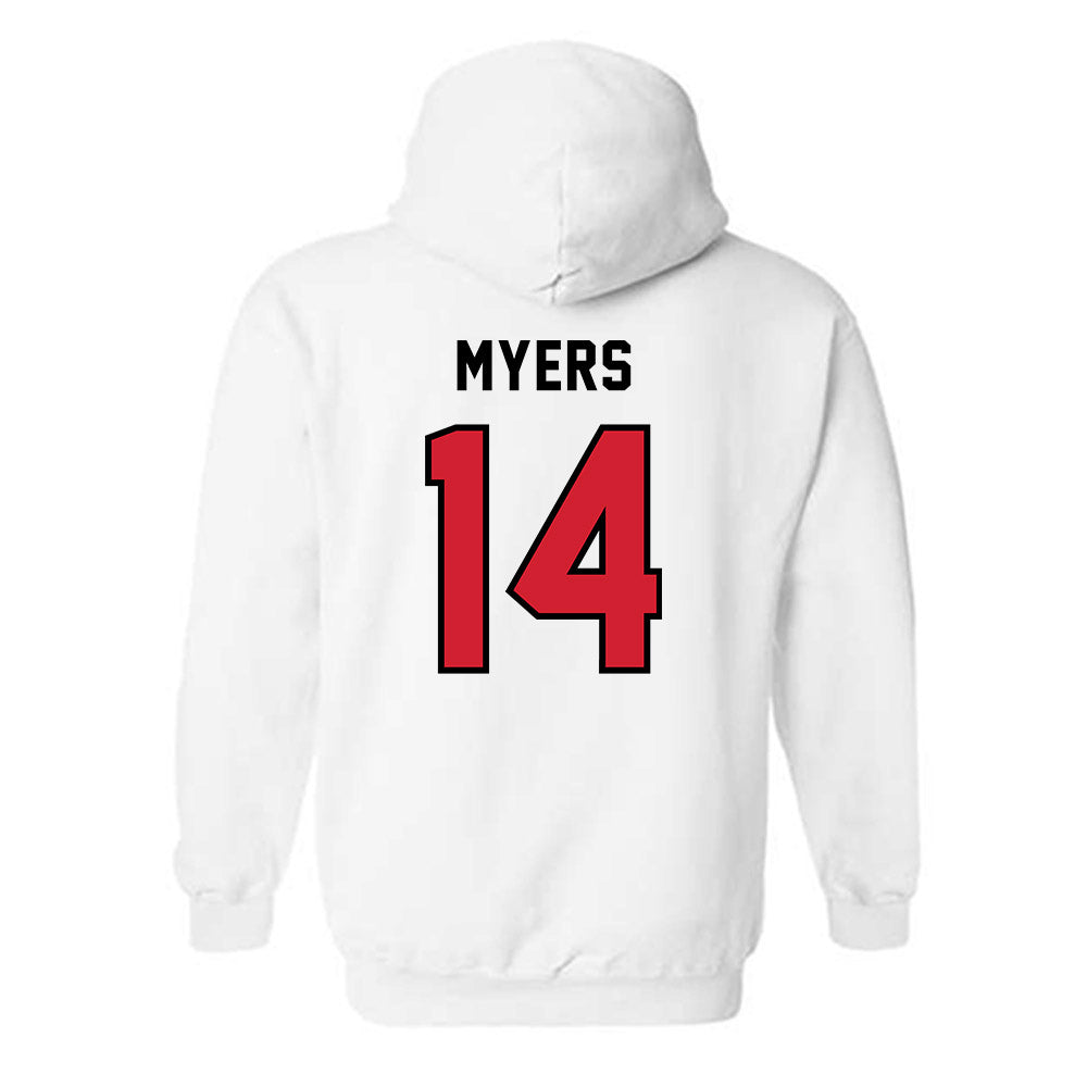 Western Kentucky - NCAA Football : Braxton Myers - Classic Shersey Hooded Sweatshirt-1