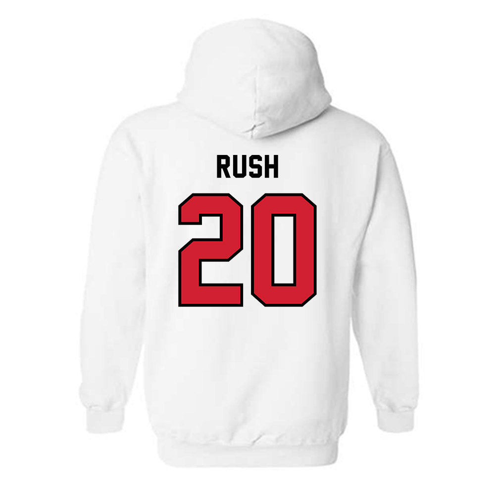 Western Kentucky - NCAA Women's Volleyball : Kate Rush - Classic Shersey Hooded Sweatshirt-1
