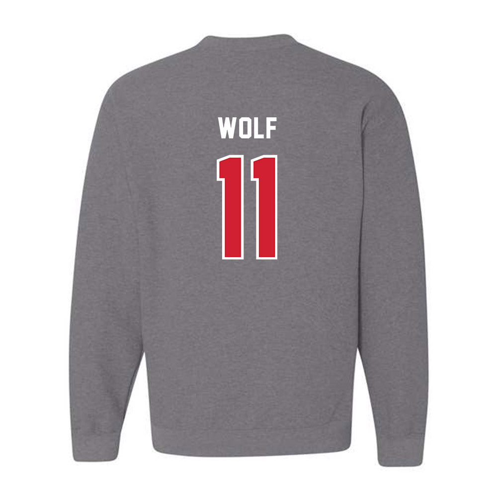 Western Kentucky - NCAA Baseball : Conner Wolf - Classic Shersey Crewneck Sweatshirt-1