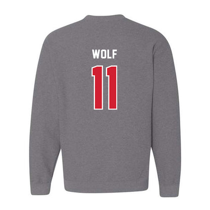 Western Kentucky - NCAA Baseball : Conner Wolf - Classic Shersey Crewneck Sweatshirt-1