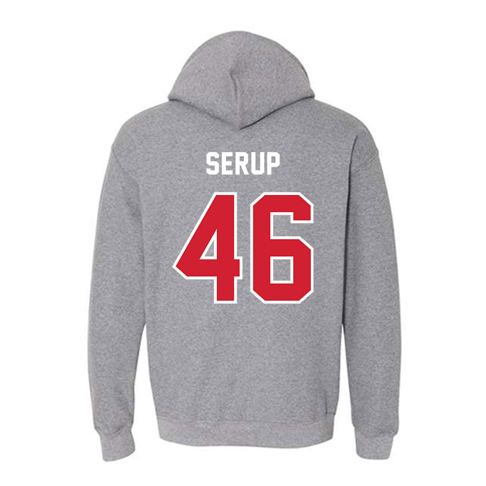 Western Kentucky - NCAA Baseball : Zack Serup - Classic Shersey Hooded Sweatshirt-1