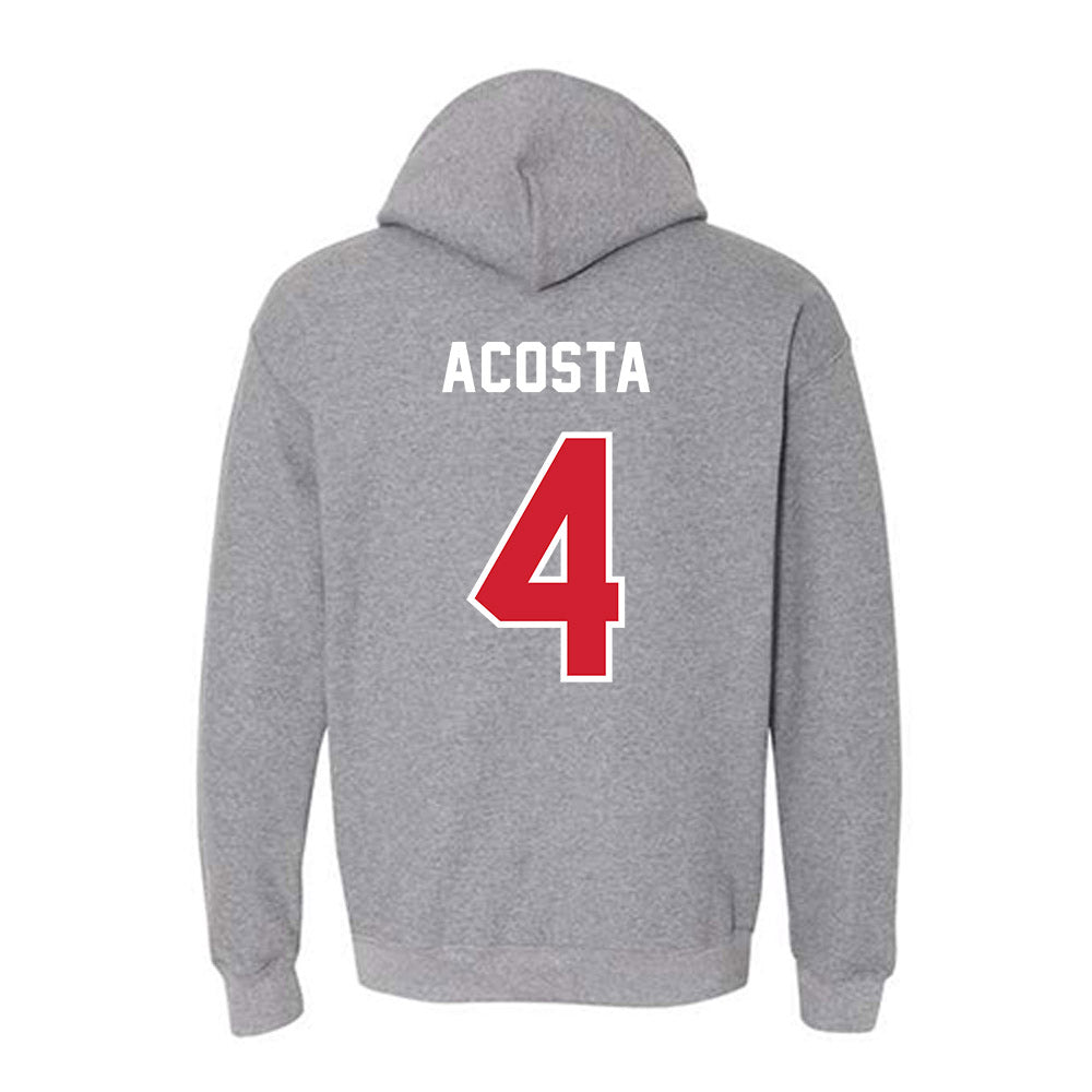 Western Kentucky - NCAA Baseball : JP Acosta - Classic Shersey Hooded Sweatshirt-1