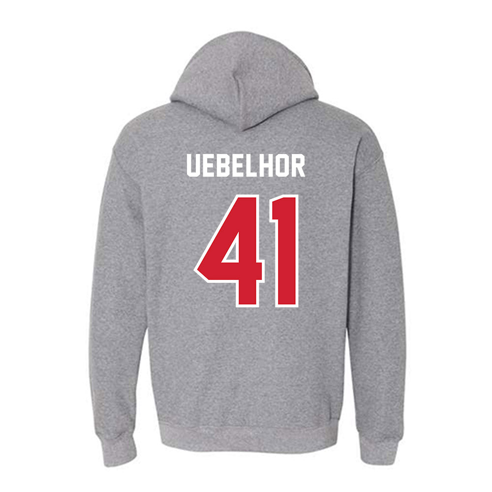 Western Kentucky - NCAA Baseball : Mick Uebelhor - Classic Shersey Hooded Sweatshirt-1