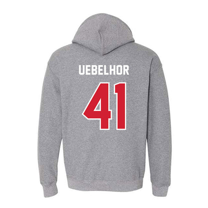 Western Kentucky - NCAA Baseball : Mick Uebelhor - Classic Shersey Hooded Sweatshirt-1