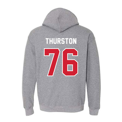 Western Kentucky - NCAA Football : Max Thurston - Classic Shersey Hooded Sweatshirt-1