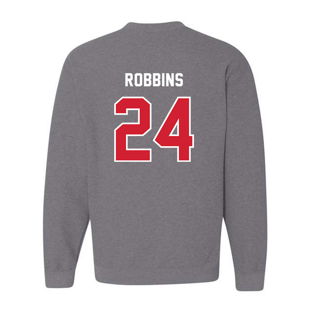 Western Kentucky - NCAA Baseball : Hayden Robbins - Classic Shersey Crewneck Sweatshirt-1