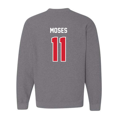 Western Kentucky - NCAA Football : Canyon Moses - Classic Shersey Crewneck Sweatshirt-1