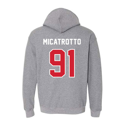 Western Kentucky - NCAA Football : Kaiaulu Micatrotto - Classic Shersey Hooded Sweatshirt-1