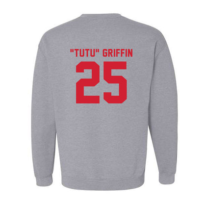 Western Kentucky - NCAA Football : Xavion "Tutu" Griffin - Classic Shersey Crewneck Sweatshirt-1