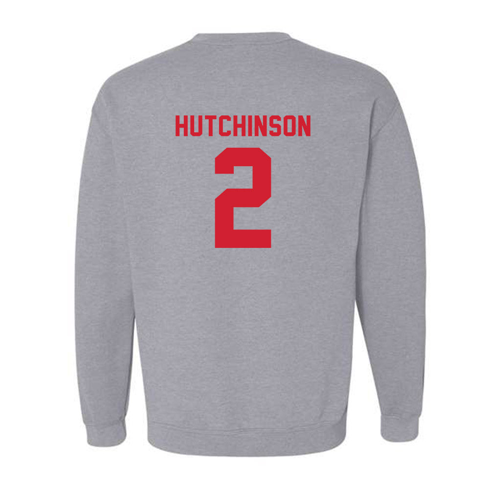 Western Kentucky - NCAA Football : K.D. Hutchinson - Classic Shersey Crewneck Sweatshirt-1