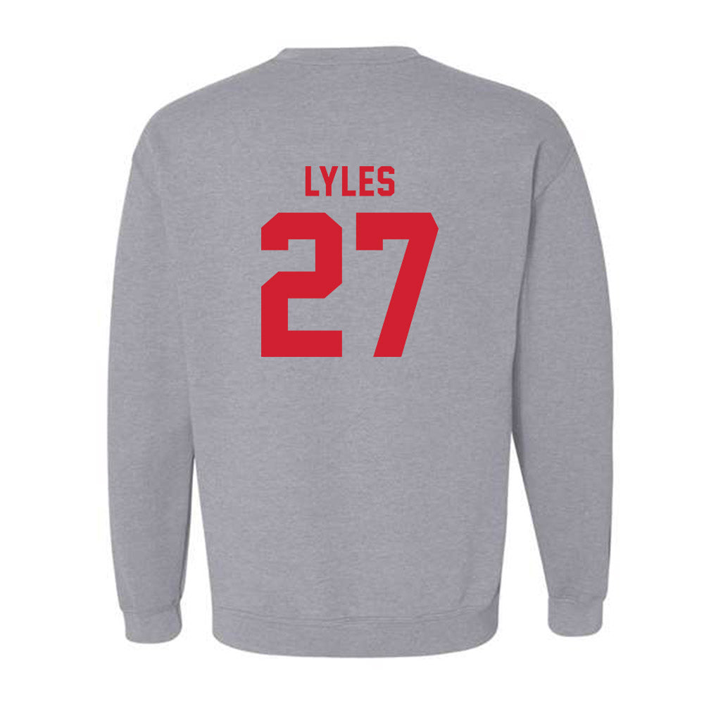 Western Kentucky - NCAA Baseball : Zach Lyles - Classic Shersey Crewneck Sweatshirt-1