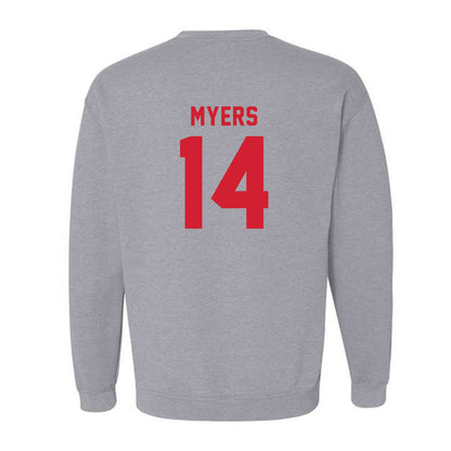 Western Kentucky - NCAA Football : Braxton Myers - Classic Shersey Crewneck Sweatshirt-1