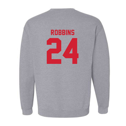 Western Kentucky - NCAA Baseball : Hayden Robbins - Classic Shersey Crewneck Sweatshirt-1