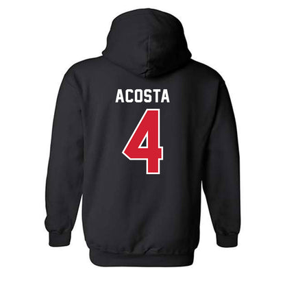 Western Kentucky - NCAA Baseball : JP Acosta - Classic Shersey Hooded Sweatshirt-1