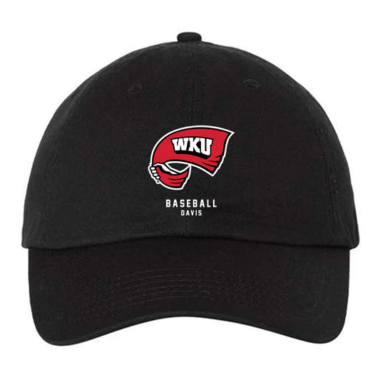 Western Kentucky - NCAA Baseball : Jaden Davis - Dad Hat-0