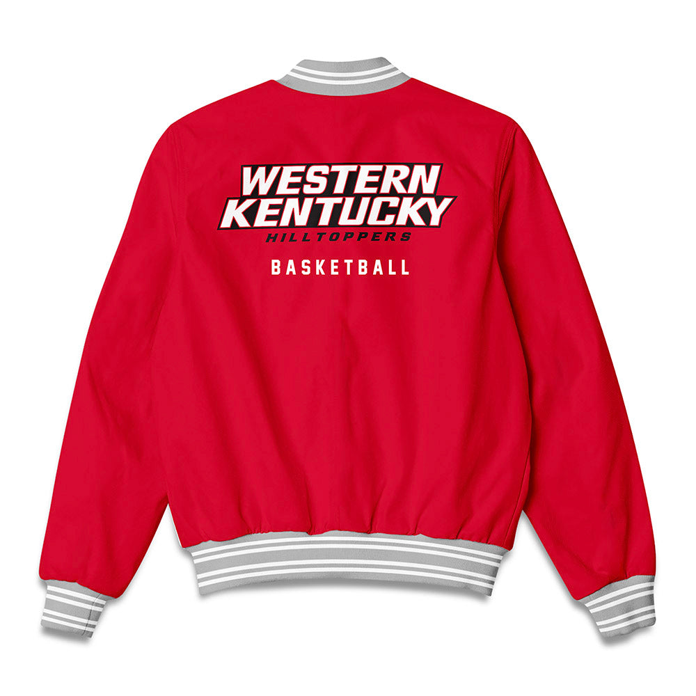 Western Kentucky - NCAA Men's Basketball : Armelo Boone - Bomber Jacket-1