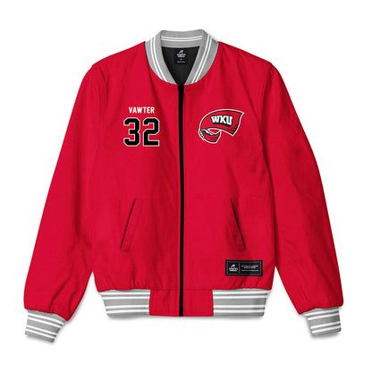Western Kentucky - NCAA Baseball : Bryson Vawter - Bomber Jacket-0