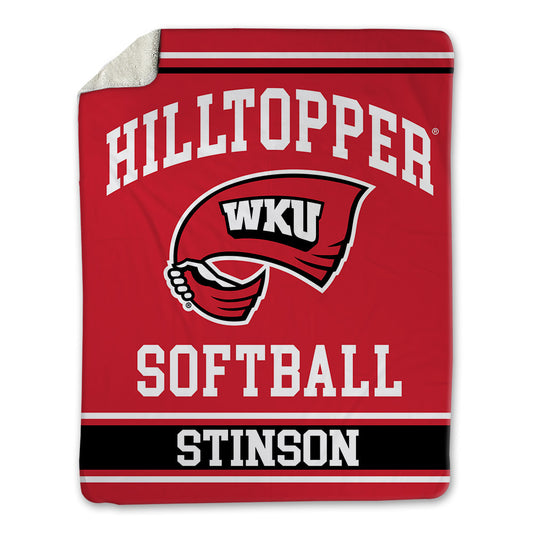 Western Kentucky - NCAA Softball : Kennedy Stinson - Blanket-0