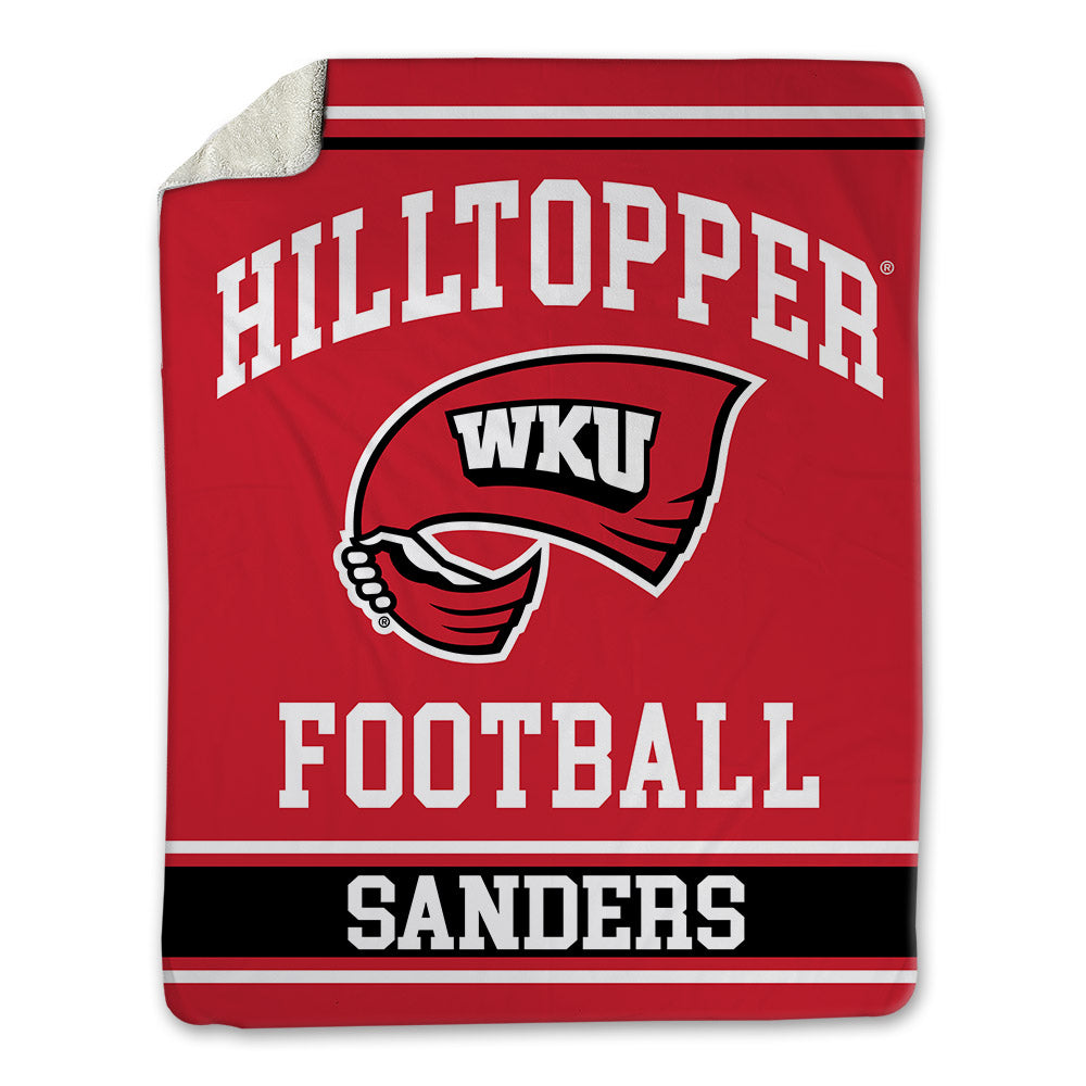Western Kentucky - NCAA Football : Bailey Sanders - Blanket-0