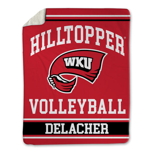Western Kentucky - NCAA Women's Volleyball : Izzie Delacher - Blanket-0