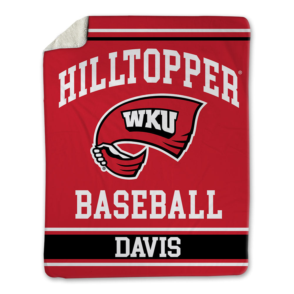 Western Kentucky - NCAA Baseball : Jaden Davis - Blanket-0