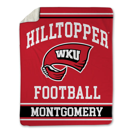 Western Kentucky - NCAA Football : Roq Montgomery - Blanket-0