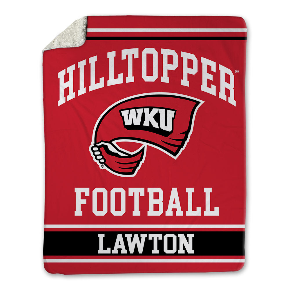 Western Kentucky - NCAA Football : Zeiqui Lawton - Blanket-0