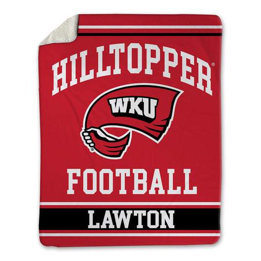 Western Kentucky - NCAA Football : Zeiqui Lawton - Blanket-0
