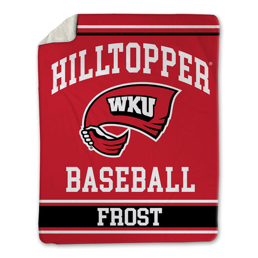 Western Kentucky - NCAA Baseball : Cael Frost - Blanket-0