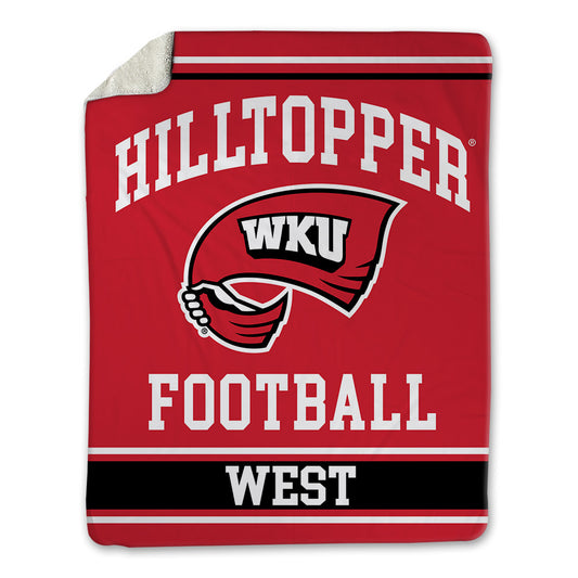 Western Kentucky - NCAA Football : Jackson West - Blanket-0