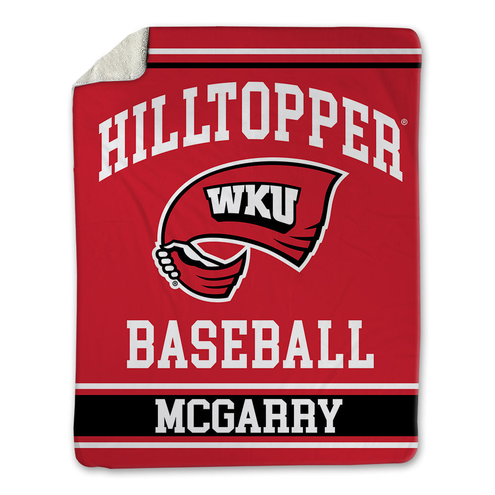 Western Kentucky - NCAA Baseball : Mac McGarry - Blanket-0
