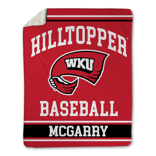 Western Kentucky - NCAA Baseball : Mac McGarry - Blanket-0