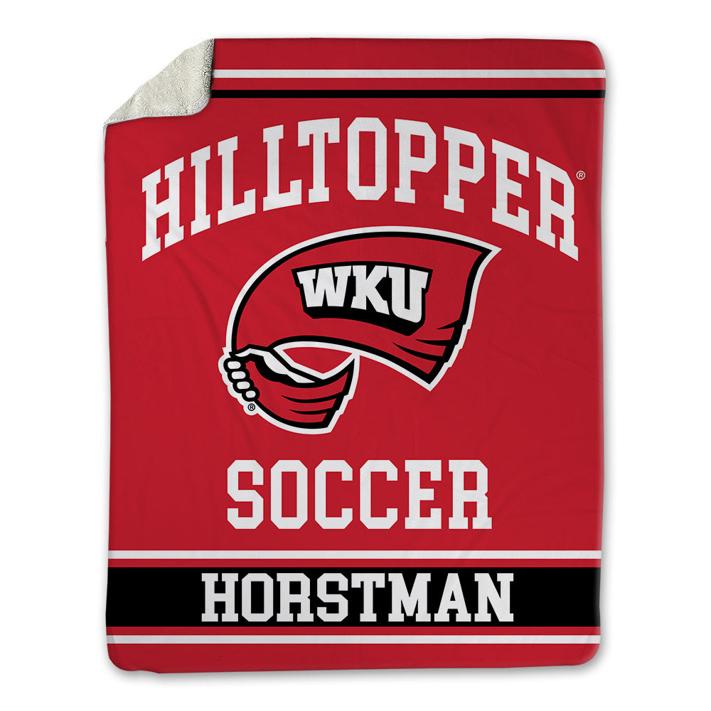 Western Kentucky - NCAA Women's Soccer : Lola Horstman - Blanket-0