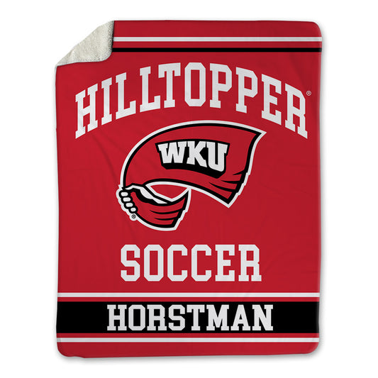 Western Kentucky - NCAA Women's Soccer : Lola Horstman - Blanket-0