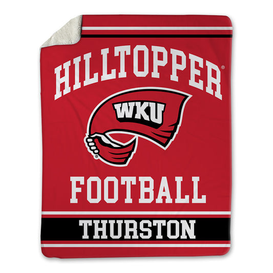 Western Kentucky - NCAA Football : Max Thurston - Blanket-0