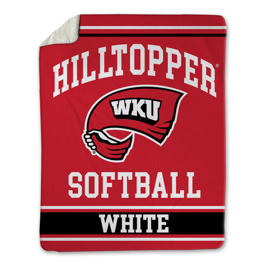 Western Kentucky - NCAA Softball : Kendle White - Blanket-0