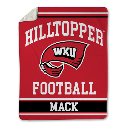 Western Kentucky - NCAA Football : Jairus Mack - Blanket-0