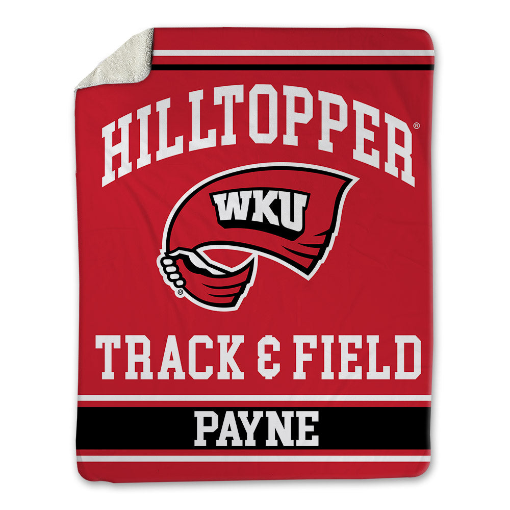 Western Kentucky - NCAA Women's Track & Field : Sarah Payne - Blanket-0