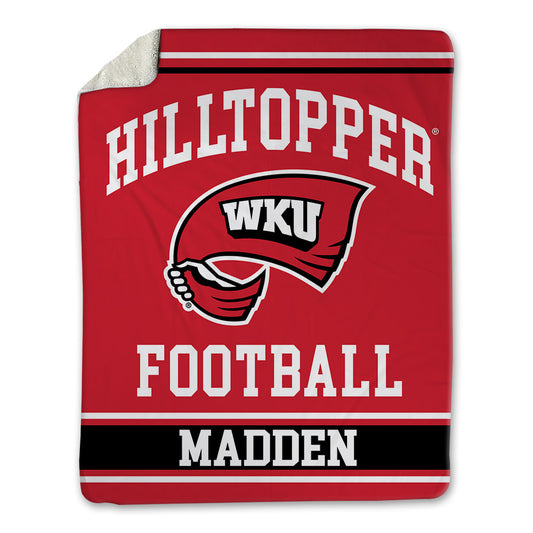 Western Kentucky - NCAA Football : Garrison Madden - Blanket-0