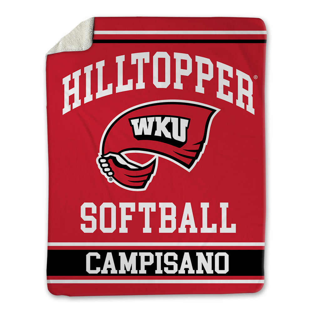 Western Kentucky - NCAA Softball : Lauren Campisano - Blanket-0