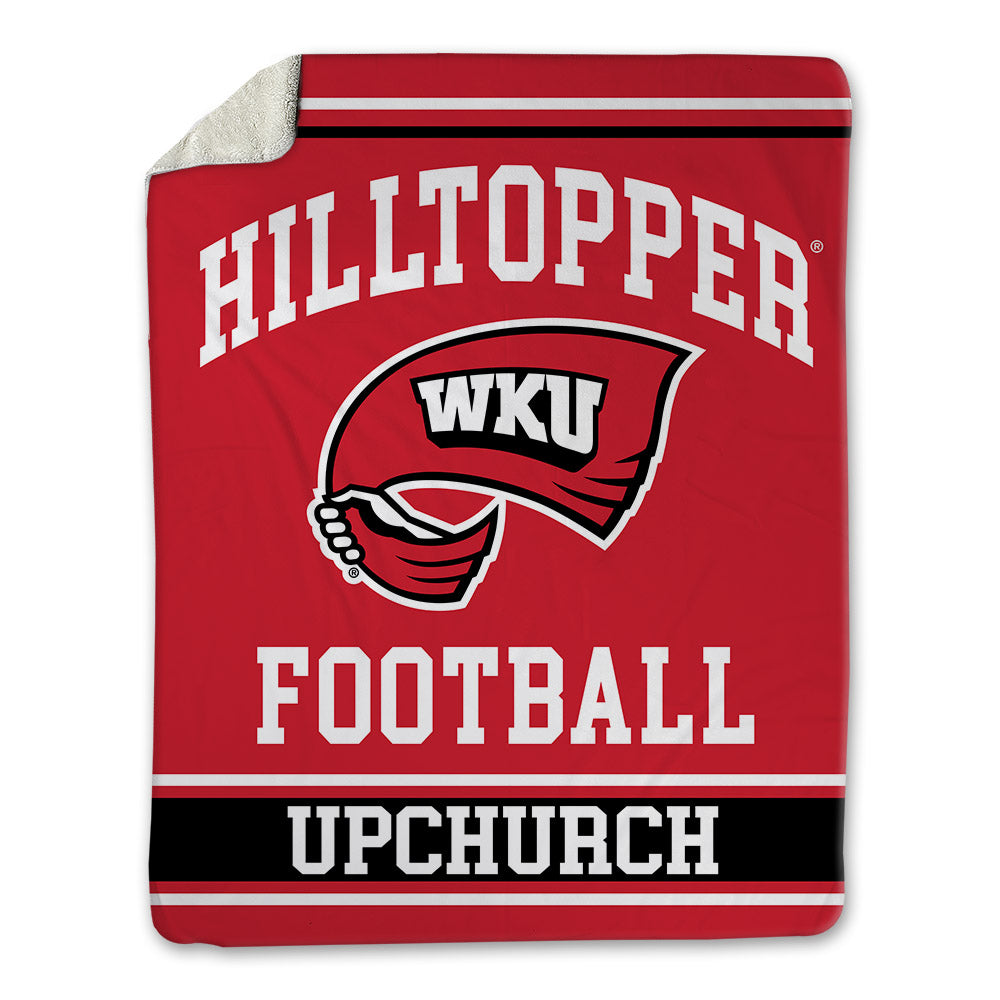 Western Kentucky - NCAA Football : Karsten Upchurch - Blanket-0