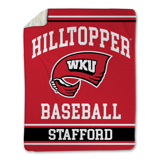 Western Kentucky - NCAA Baseball : Brandon Stafford - Blanket-0