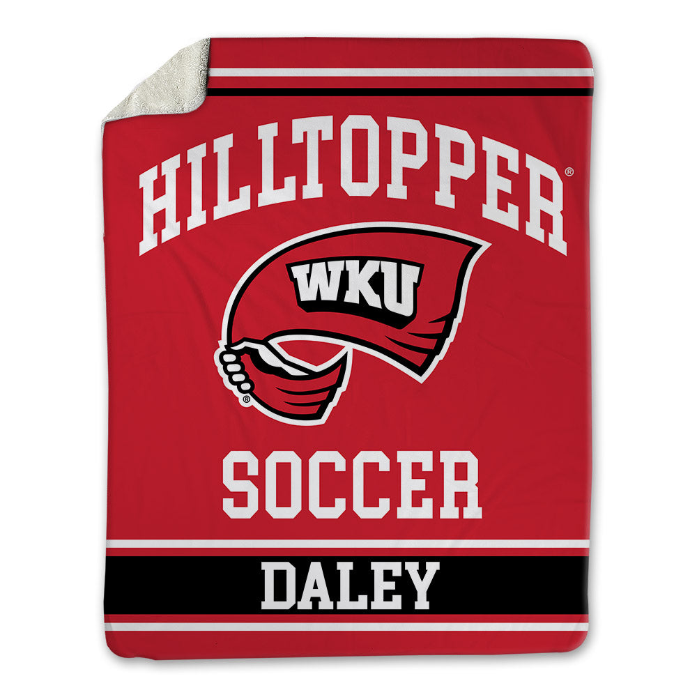 Western Kentucky - NCAA Women's Soccer : Kaitlyn Daley - Blanket-0
