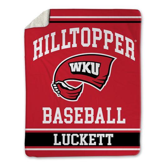 Western Kentucky - NCAA Baseball : Logan Luckett - Blanket-0