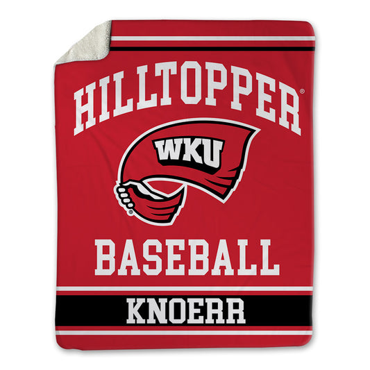Western Kentucky - NCAA Baseball : Brock Knoerr - Blanket-0